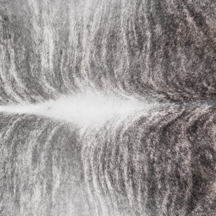 Brazilian Light Grey Brindle Cowhide Rug Size 6'11" L x 6'6" W 3622