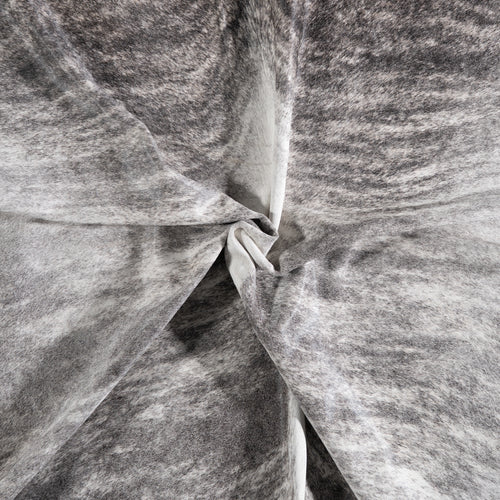 Brazilian Light Grey Brindle Cowhide Rug Size 6'11" L x 6'6" W 3622