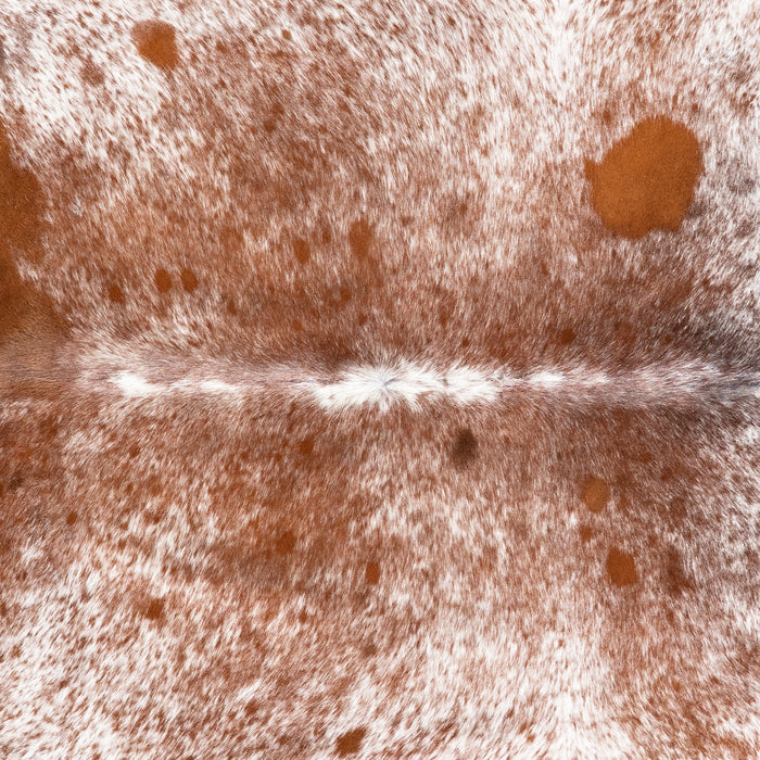 Brazilian Brown Salt and Pepper Cowhide Rug Size 6'10" L x 6'1" W 5858