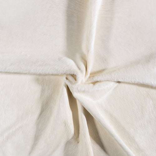 Brazilian White Cowhide Rug Size 7'4" L x 6'8" W 6056