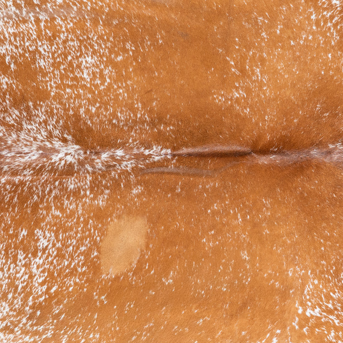 Brazilian Brown Salt and Pepper Cowhide Rug Size 6'6" L x 5'11" W 5860