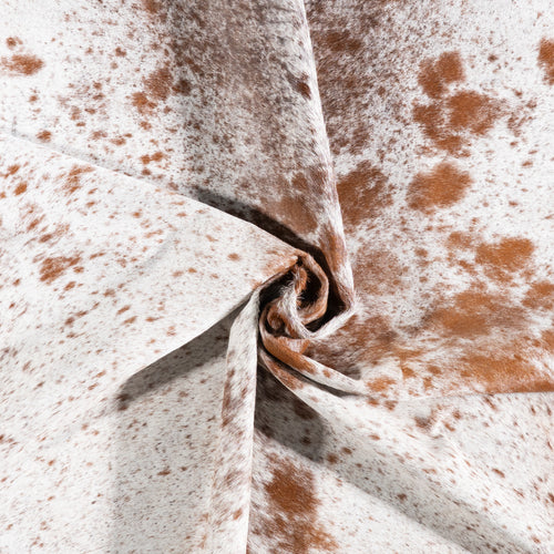 Brazilian Brown Salt and Pepper Cowhide Rug Size 6'7" L x 5'7" W 5863