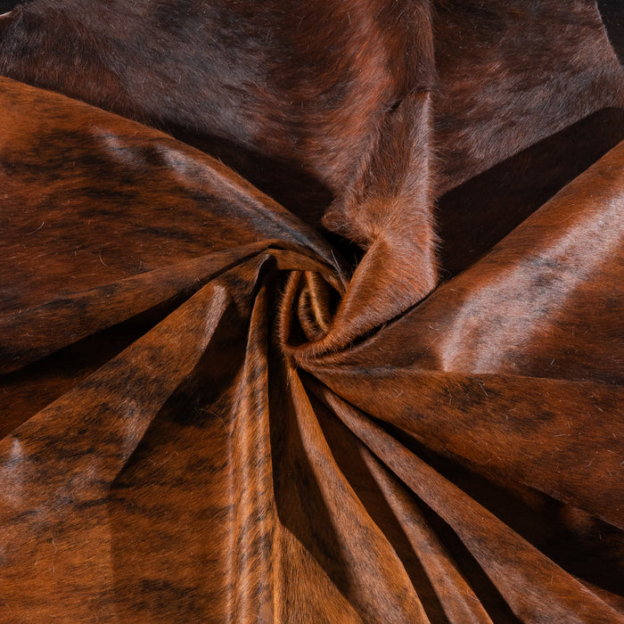 Brindle Cowhide Rug Size 7'5" L x 6'7" W 6232