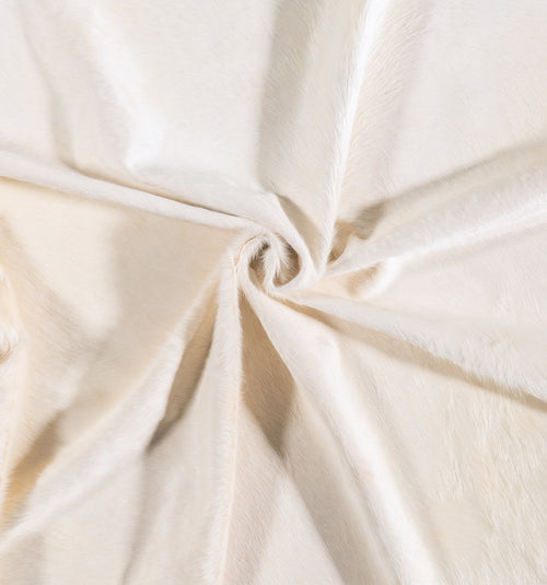 Brazilian White Cowhide Rug Size 8'1" L x 6'11" W 6063