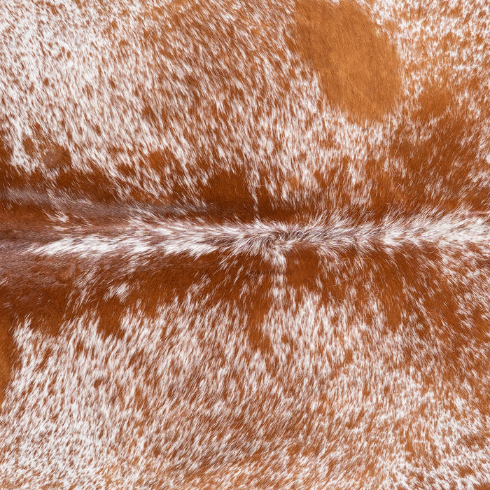 Brazilian Brown Salt and Pepper Cowhide Rug Size 6'6" L x 5'7" W 5867