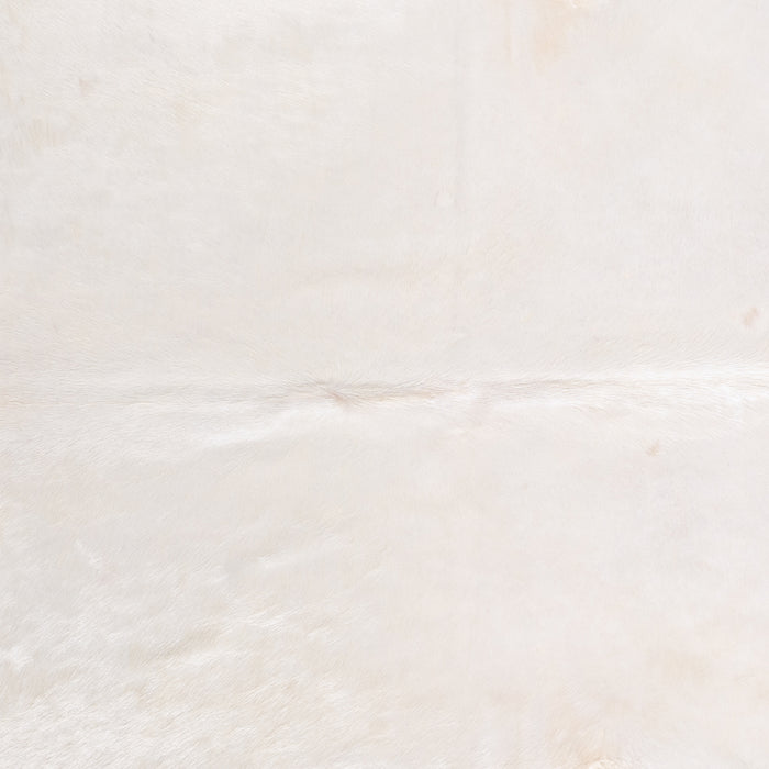 Brazilian White Cowhide Rug Size 7'9" L x 6'6" W 6065