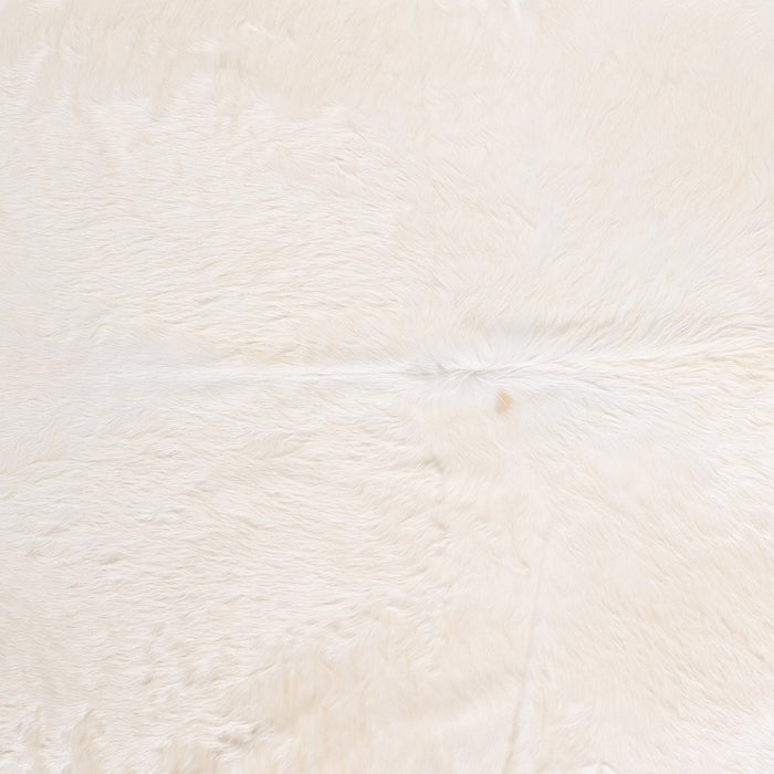 Brazilian White Cowhide Rug Size 8'2" L x 6'10" W 6066