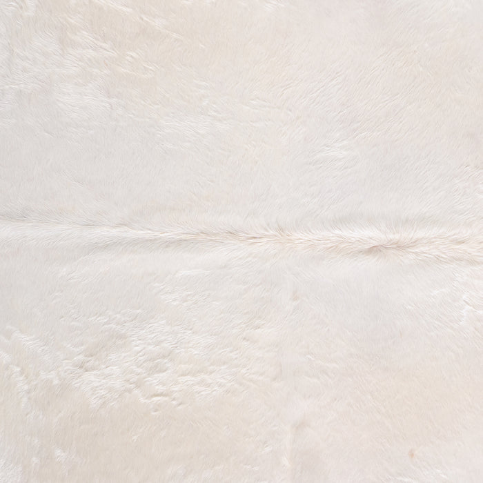 Brazilian White Cowhide Rug Size 8'1" L x 5'9" W 6067