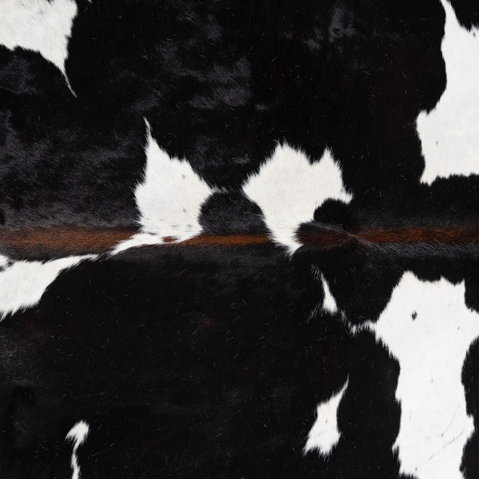 Black and White Cowhide Rug Size 8'2" L x 6'4" W 6433