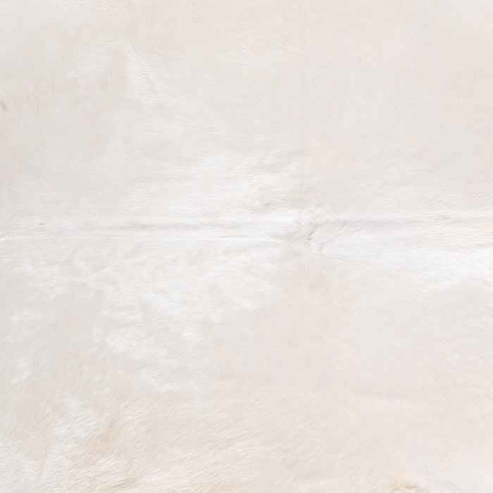 Brazilian White Cowhide Rug Size 7'10" L x 6'10" W 6070