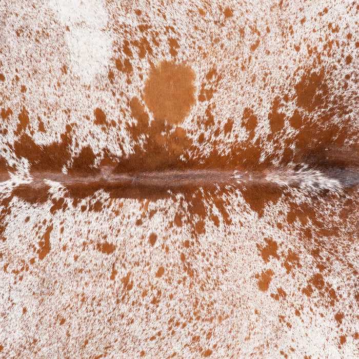 Brazilian Brown Salt and Pepper Cowhide Rug Size 6'10" L x 5'10" W 5873