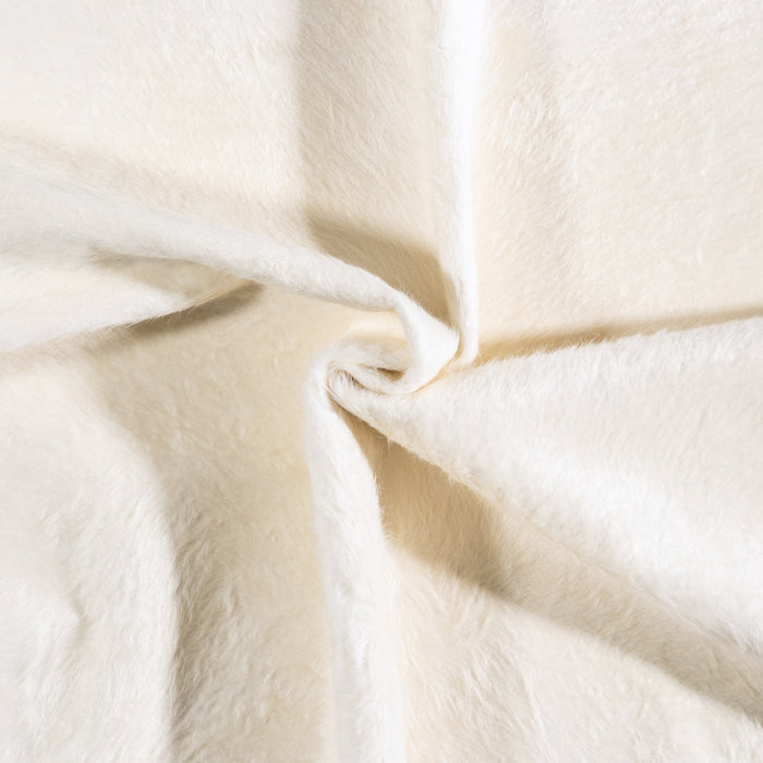 Brazilian White Cowhide Rug Size 8'6" L x 6'7" W 6071