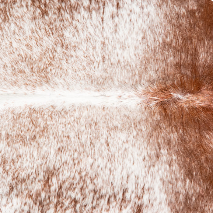 Brazilian Brown Salt and Pepper Cowhide Rug Size 6'4" L x 6'6" W 5877