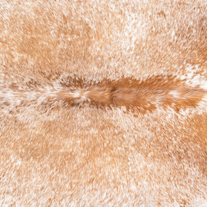 Brazilian Brown Salt and Pepper Cowhide Rug Size 6'6" L x 5'6" W 5882