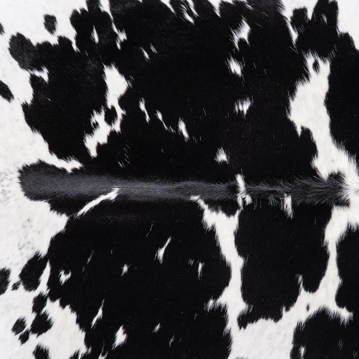 Brazilian Black and White Cowhide Rug Size 7'9" L x 6'8" W 4669