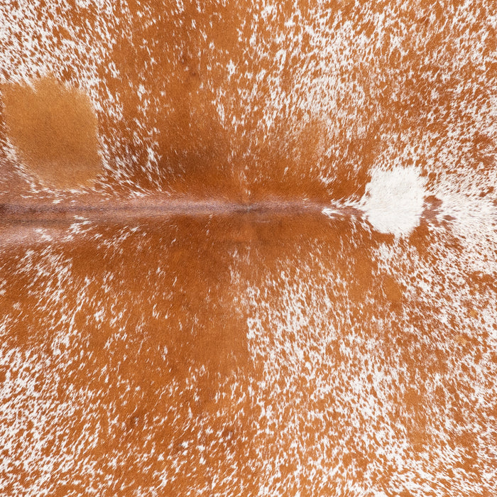 Brazilian Brown Salt and Pepper Cowhide Rug Size 6'1" L x 5'8" W 5886