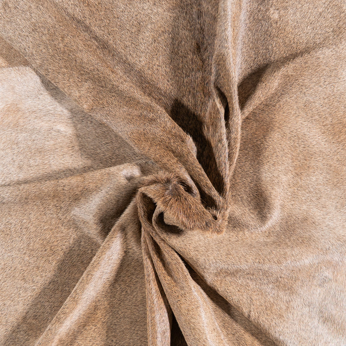 Brazilian Grey Palomino Cowhide Rug Size 7'7" L x 7'4" W 4888