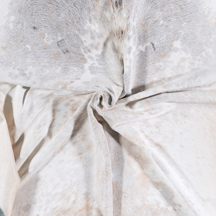 Brazilian Grey Palomino Cowhide Rug Size 7'9" L x 6'8" W 4578