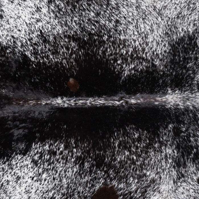 Brazilian Black Salt and Pepper Cowhide Rug Size 8'0" L x 7'0" W 5193