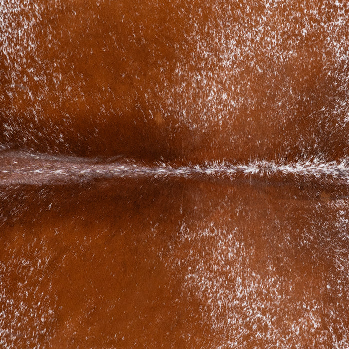 Brazilian Brown Salt and Pepper Cowhide Rug Size 7'5" L x 6'6" W 6093