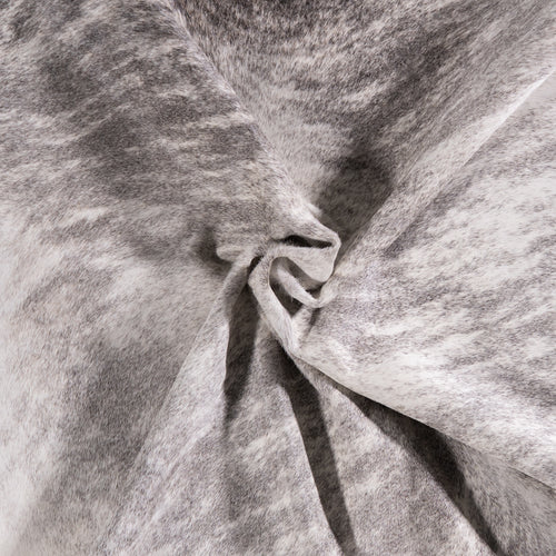 Brazilian Light Grey Brindle Cowhide Rug Size 7'5" L x 6'11" W 3462