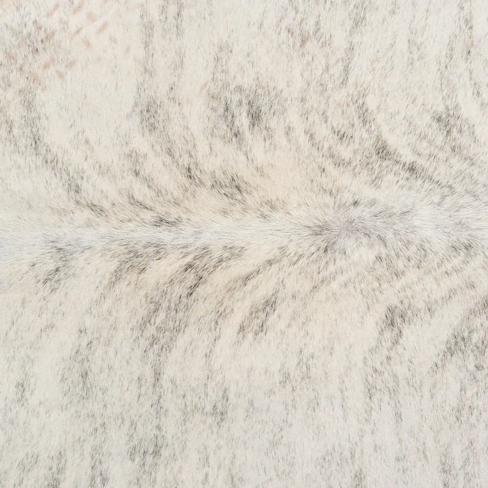 Rhodes Grey Brindle Cowhide Rug, Natural Suede Leather | eCowhides