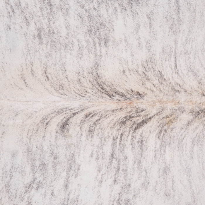 Brazilian Light Grey Brindle Cowhide Rug Size 7'2" L x 6'5" W 3463