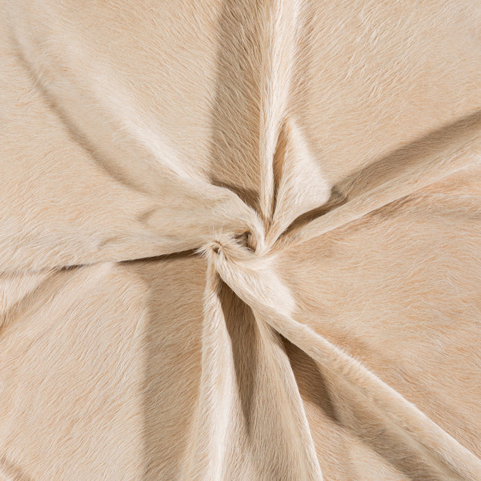 Brazilian Champagne Cowhide Rug Size 7'5" L x 7'5" W 5199