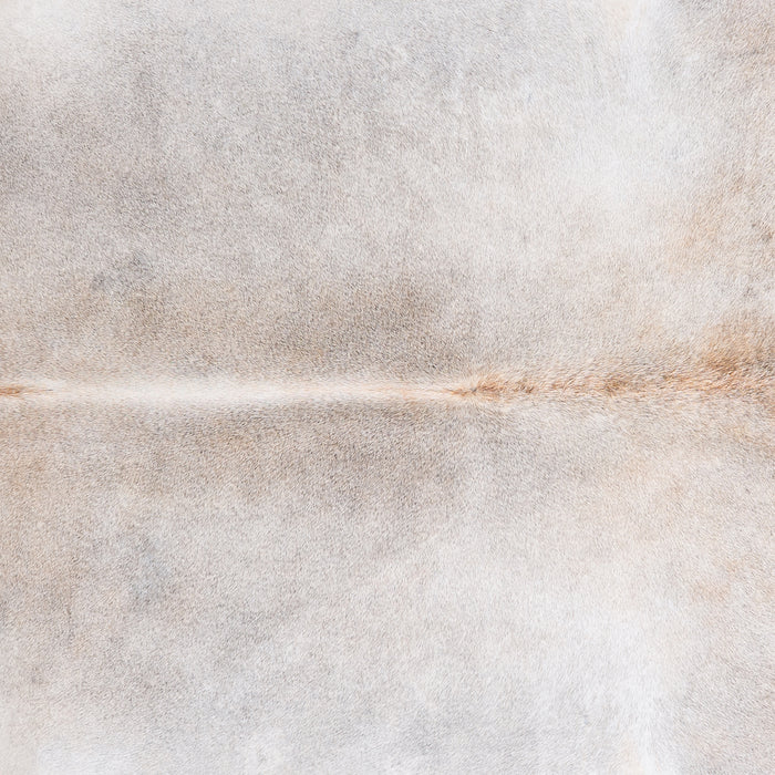 Brazilian Grey Palomino Cowhide Rug Size 7'8" L x 6'5" W 4912