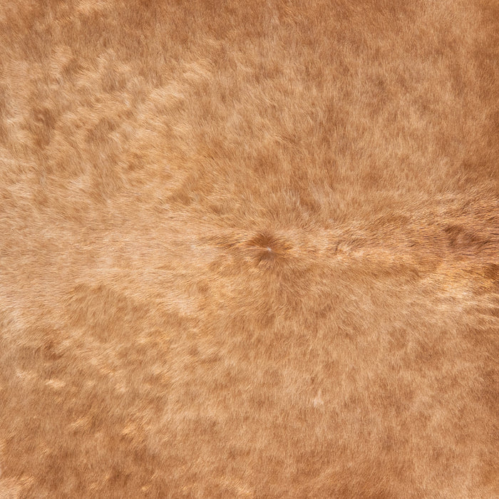 Brazilian Beige Cowhide Rug Size 6'9" L x 5'10" W 4694