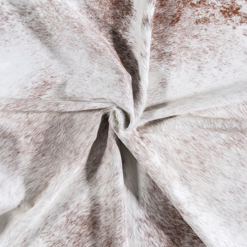 Brazilian Brown Salt and Pepper Cowhide Rug Size 7'6" L x 6'10" W 5714