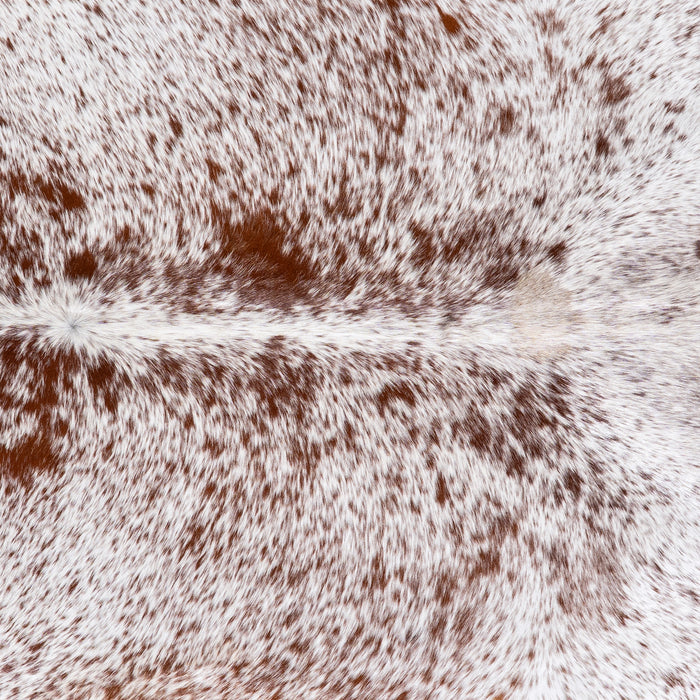 Brazilian Brown Salt and Pepper Cowhide Rug Size 8'0" L x 7'3" W 5715