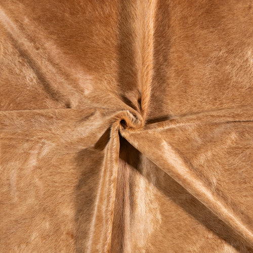 Brazilian Beige Cowhide Rug Size 6'11" L x 5'10" W 4698