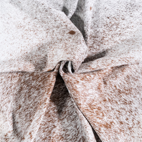 Brazilian Brown Salt and Pepper Cowhide Rug Size 7'11" L x 6'6" W 5716