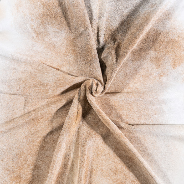 Brazilian Grey Palomino Cowhide Rug Size 7'9" L x 6'9" W 4919