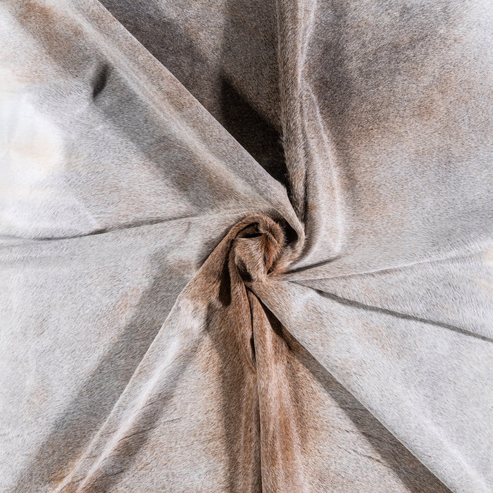 Brazilian Grey Palomino Cowhide Rug Size 7'11" L x 7'3" W 4921