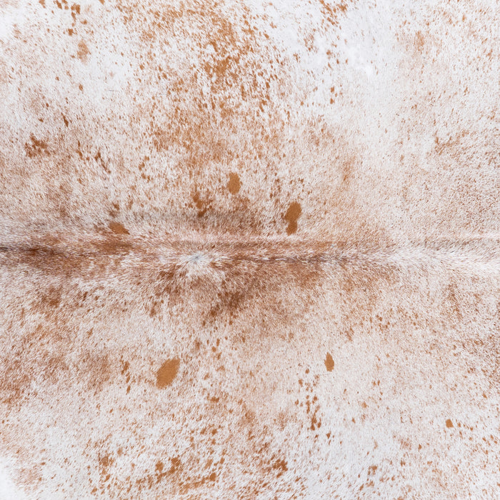 Brazilian Brown Salt and Pepper Cowhide Rug Size 7'9" L x 6'9" W 5724