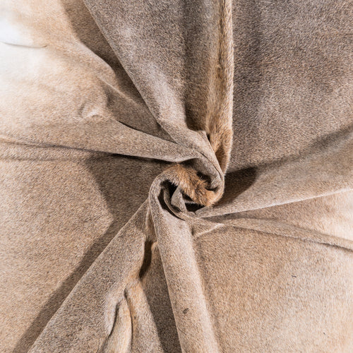 Brazilian Grey Palomino Cowhide Rug Size 8'2" L x 7'6" W 4926