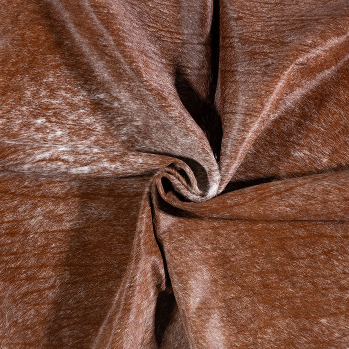 Brazilian Brown Salt and Pepper Cowhide Rug Size 8'3" L x 6'10" W 5726