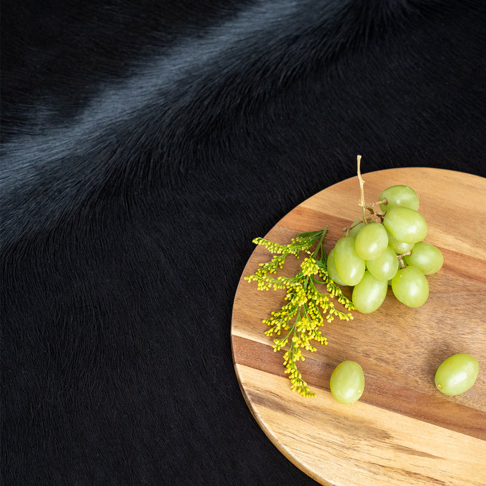 Black Natural Cowhide Rug