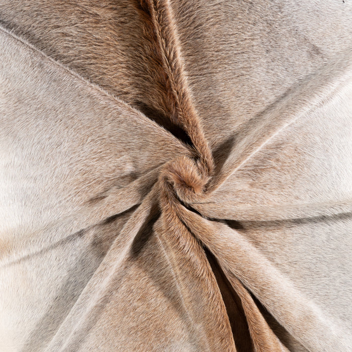 Brazilian Grey Palomino Cowhide Rug Size 7'10" L x 6'11" W 4927