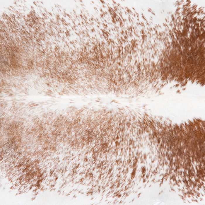 Brazilian Brown Salt and Pepper Cowhide Rug Size 8'1" L x 7'1" W 5728