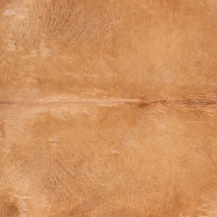 Brazilian Beige Cowhide Rug Size 7'6" L x 6'10" W 4713
