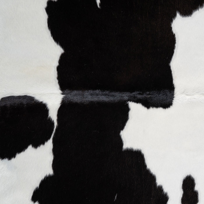 Brazilian Black and White Cowhide Rug Size 8'1" L x 6'8" W 3672