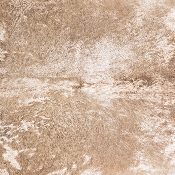 Brazilian Champagne Cowhide Rug Size 7'10" L x 6'9" W 4934