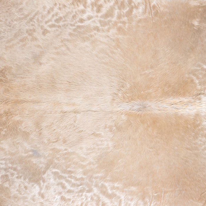 Brazilian Champagne Cowhide Rug Size 7'4" L x 6'4" W 4935