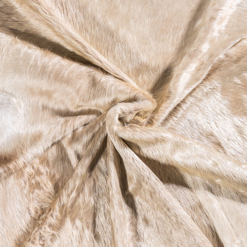 Brazilian Champagne Cowhide Rug Size 7'8" L x 7'1" W 4936