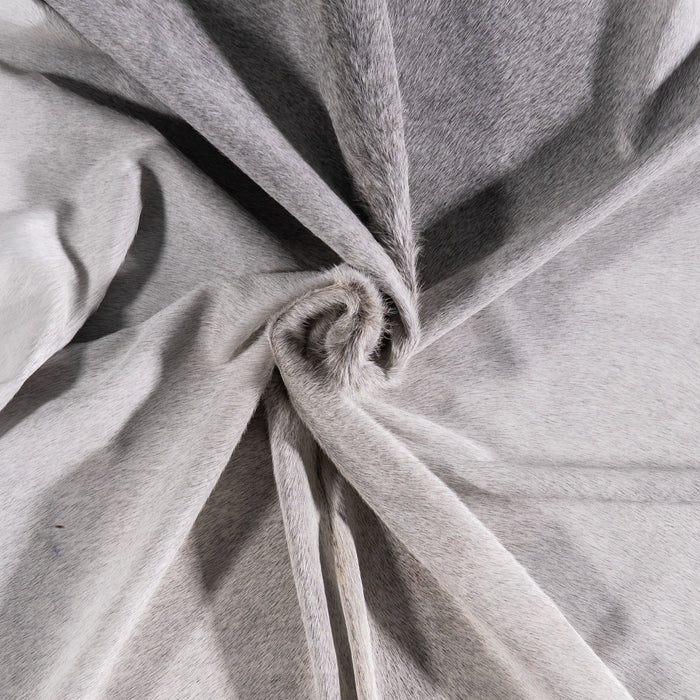 Brazilian Grey Cowhide Rug Size 7'11" L x 6'8" W 3484