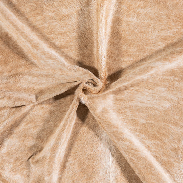 Brazilian Beige Cowhide Rug Size 8'1" L x 6'10" W 4720