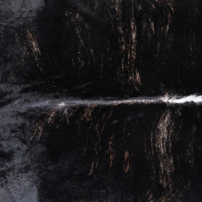 Brazilian Black and White Cowhide Rug Size 7'3" L x 6'6" W 5938